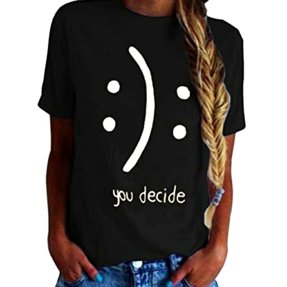BLACKMYTH You Decide  Graphic Short Sleeve T-Shirt in Black Size L
